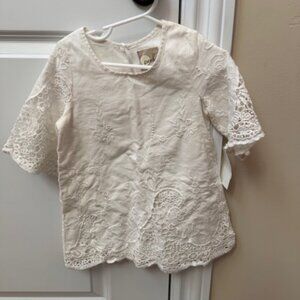 Beautiful White Peek Dress (18-24 Months)